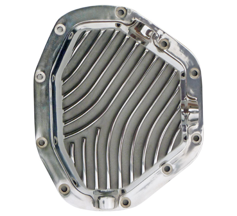 Differential Cover, Rear, Dana 80, 10 Bolt, Patterned Fins
