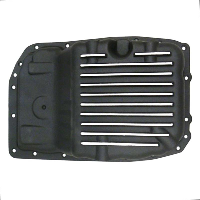 Transmission Pan, GM 6L80, 6L80E Deep, Black, Powder Coated