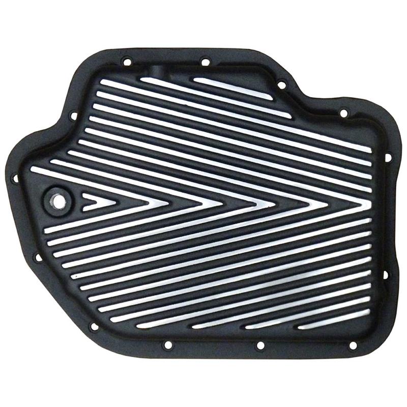 Transmission Pan Gm Turbo 400 Deep Black Powder Coated 7773