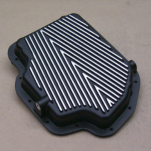 Transmission Pan, GM Turbo 400 Stock Capacity, Black