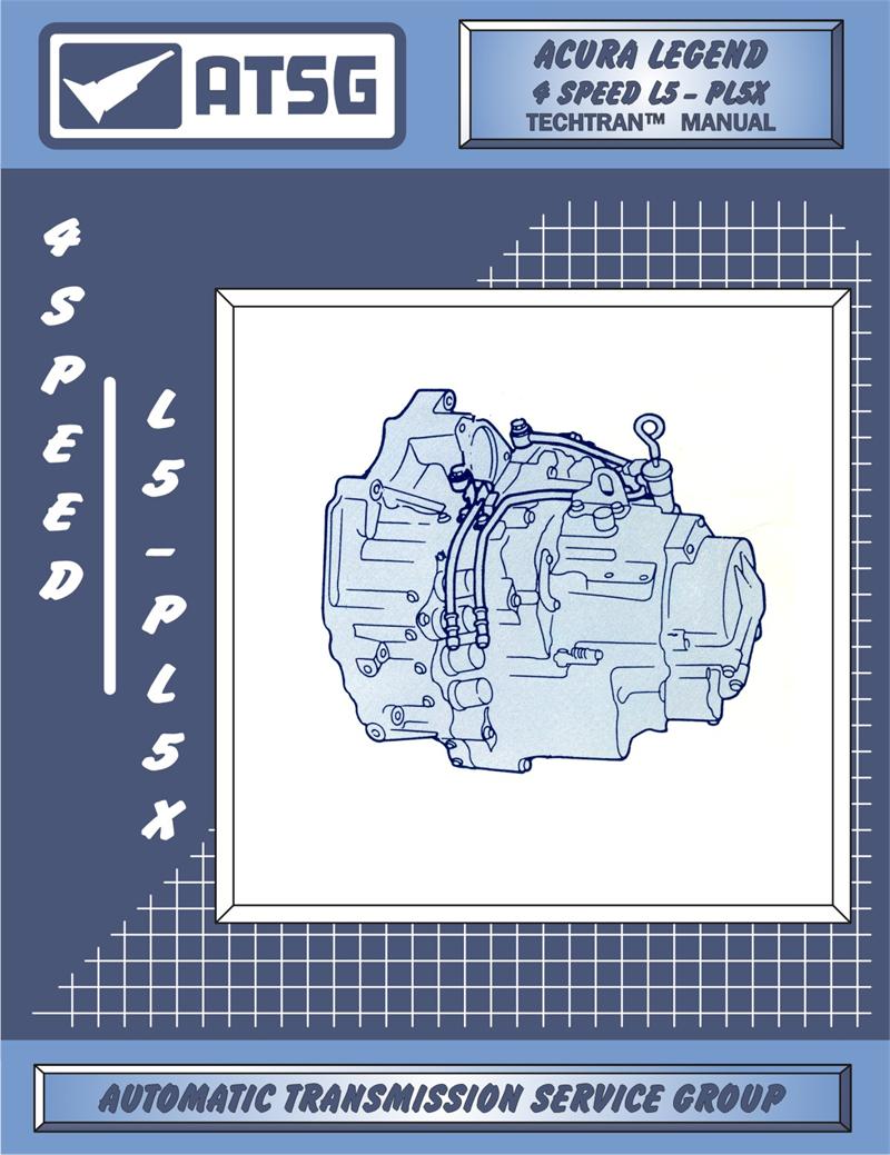 Acura Legend 4 Speed L5 Transmission Rebuild Manual.
