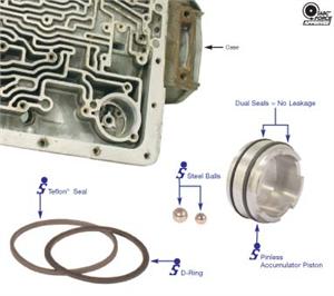 Pinless 1-2 or 3-4 Accumulator Piston & Balls Pinless 1-2 or 3-4 Accumulator Piston & Balls