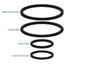 Seal Kit, Accumulator Piston Replacement,A727,A904,42,46,47,8RE,RH Seal Kit, Accumulator Piston Replacement,A727,A904,42,46,47,8RE,RH