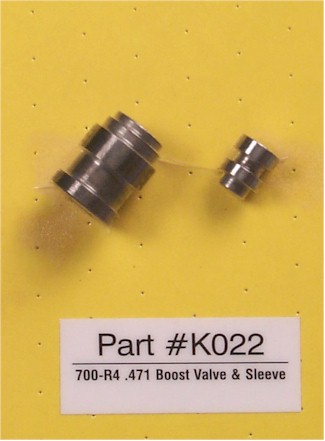 Tv Boost Valve And Sleeve 700r4 200 4r 81 Up